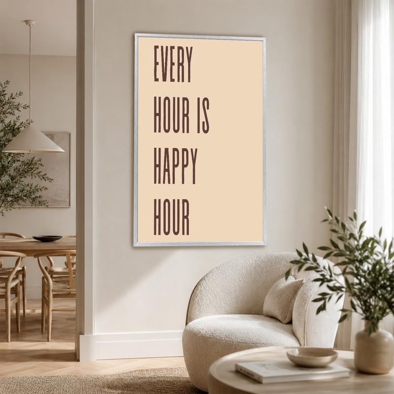 InkFlow Posters Every Hour Happy Hour Canvas Poster - Image 6