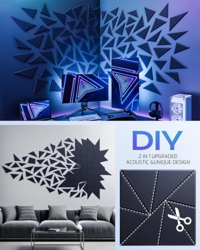 22 Pack Acoustic Panels, Sound Proof Foam Panels - Image 5