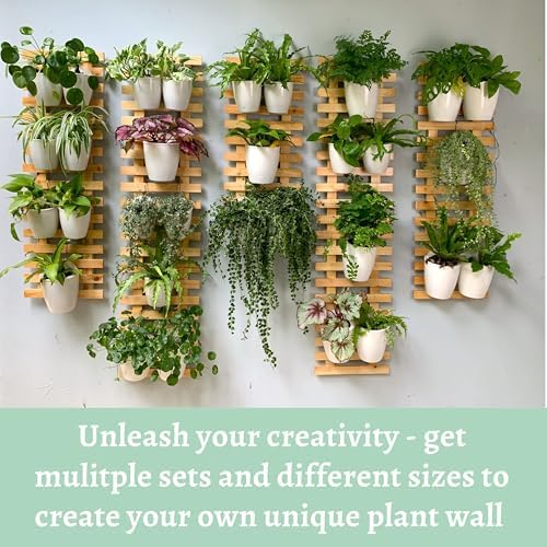ShopLaLa Wall Planter Large Wooden Hanging Ladder Planters - Image 7