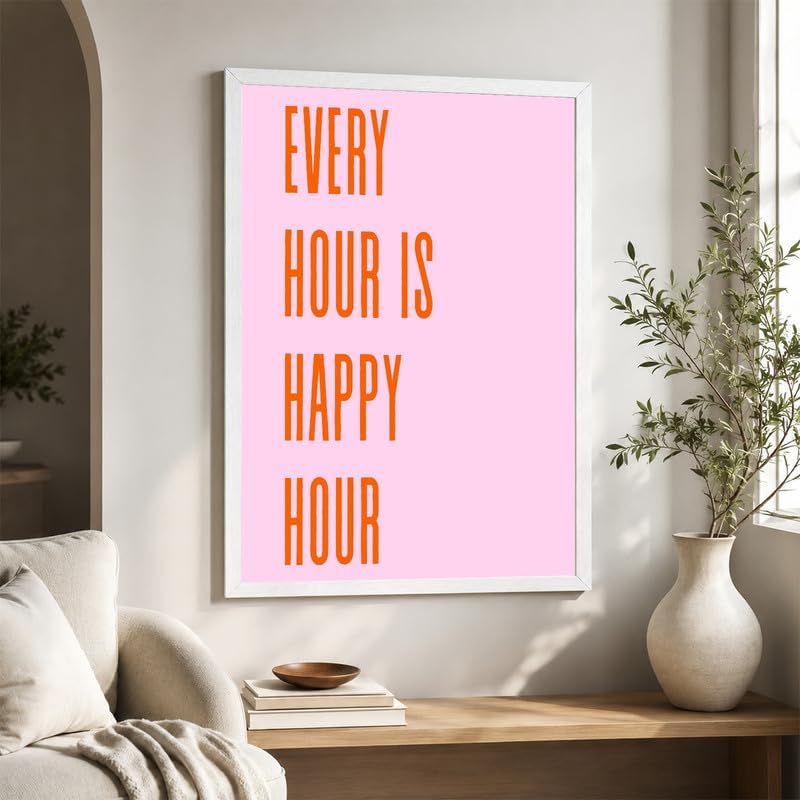 InkFlow Posters Every Hour Happy Hour Canvas Poster - Image 6