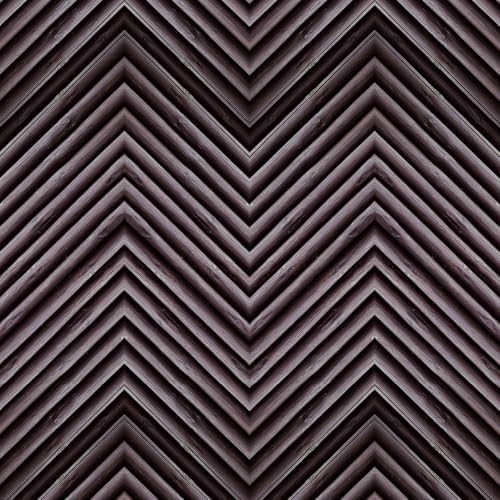 Vinjiasin 3D Wood Grain Chevron Peel and Stick Wallpaper – Rustic Dark Wood by Vinjiasin