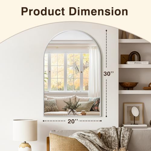Arched Bathroom Vanity Mirror for Over Sink - Image 2