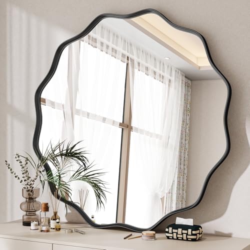 Wavy Round Mirror - Image 2