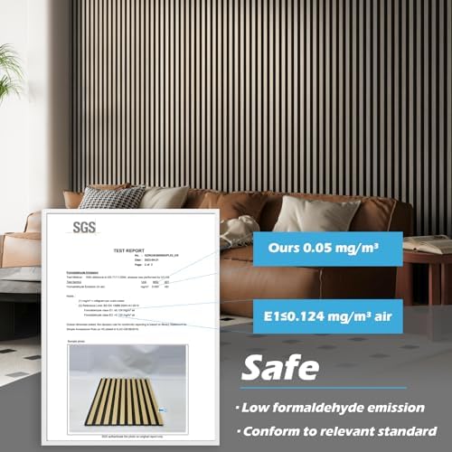 Art3d Acoustic Wood Slat Panels 94.5"x24" - Image 6
