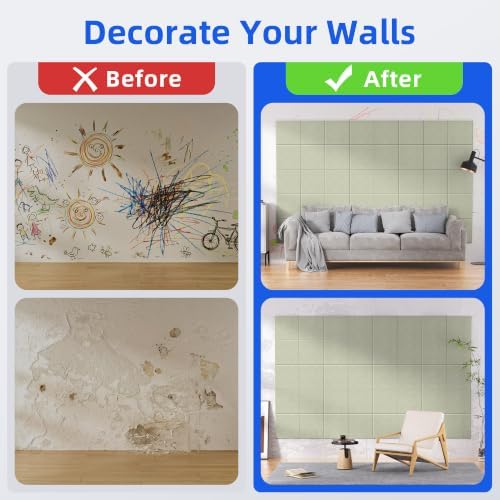 20 Pack Acoustic Panels with Self Adhesive Sound Proof Foam Panels - Image 7