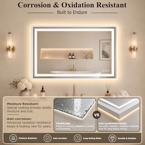 24"x36" LED Bathroom Mirror - Image 2