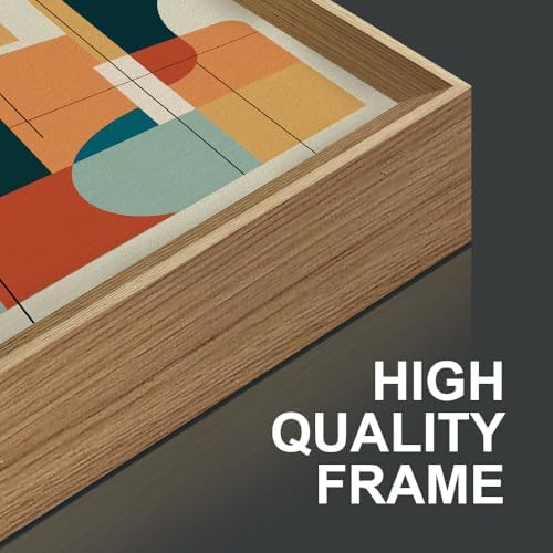 FWIEXA Mid Century Modern Wall Art Set Framed, Modern Canvas Art Wall Decor - Image 6
