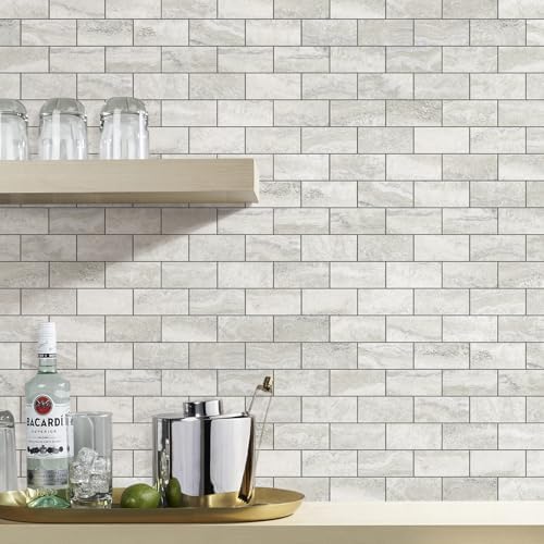 STICKGOO 1/3 Sheet Subway Tile Peel and Stick Backsplash - Image 6