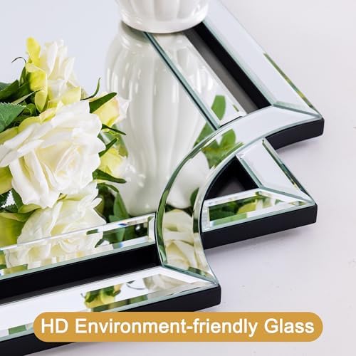 Chende 36"x47" Large Mirror for Wall, Elegant Rectangular Decorative Mirror - Image 2