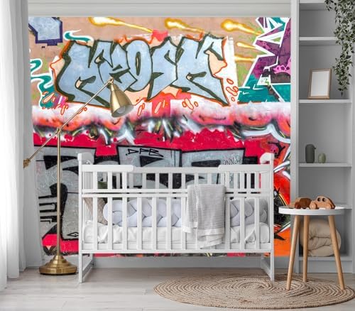 XMPMBM-Graffiti Art backsplash Large Decorative Wallpaper Bedroom Bathroom - Image 3