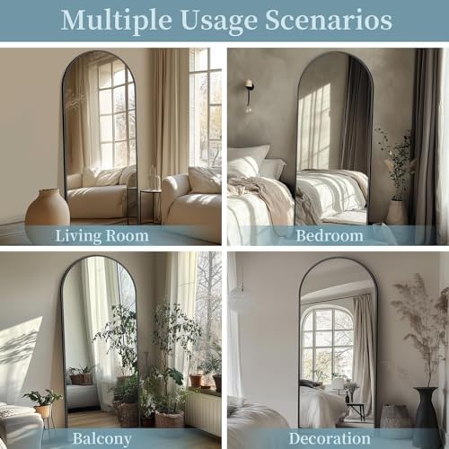 68"x28" Arched Full Length Mirror - Image 7