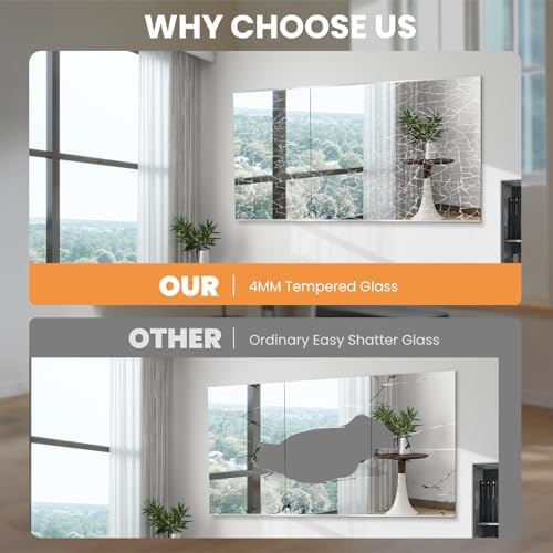 pertetey 56 x 30 in Home Gym Mirrors - Image 4