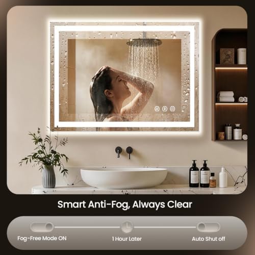 40"x36" LED Bathroom Mirror - Image 2