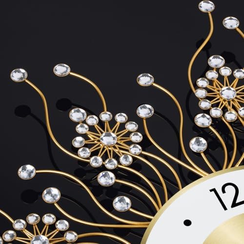 FLEBLE Decorative Large Wall Clocks Modern Clock Silent Battery Operated - Image 6