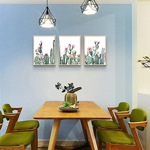 Natural Wood Framed Wall Art For Living Room & Bedroom Decor - Image 5