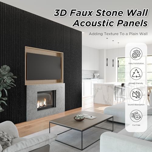 SMARTSTANDARD Acoustic Slat Wall Panels-4 Piece 106" x 12.6" - Image 5