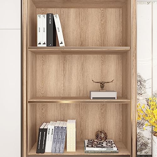 TOTIO Light Brown Wood Grain Contact Paper Tan Walnut Textured Peel and Stick - Image 5