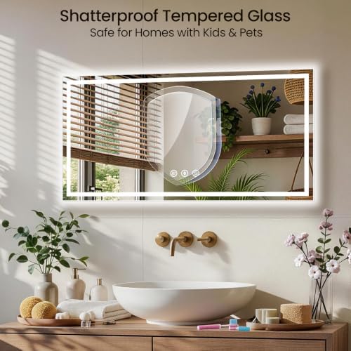 48"x24" LED Bathroom Mirror - Image 5