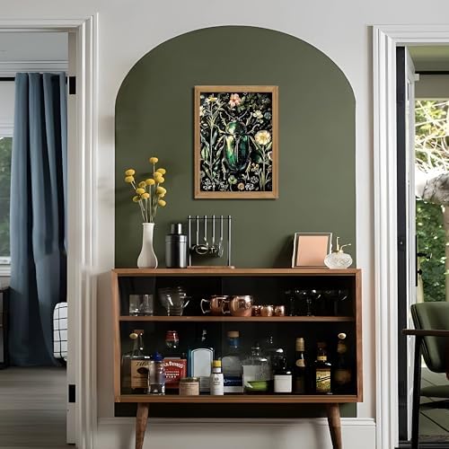 Framed Vintage 3D Textured Wall Art - Image 2