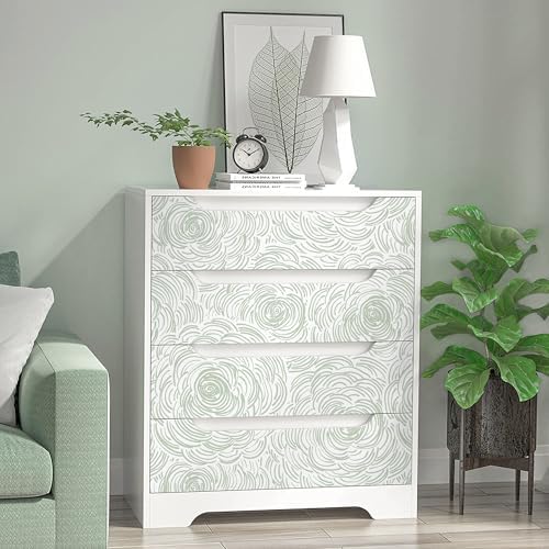 Toduso Modern Peel and Stick Wallpaper Green Contact Paper Sage Green - Image 6