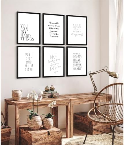 Office Inspirational Wall Art Decor Motivational Quotes Canvas Wall Art - Image 5