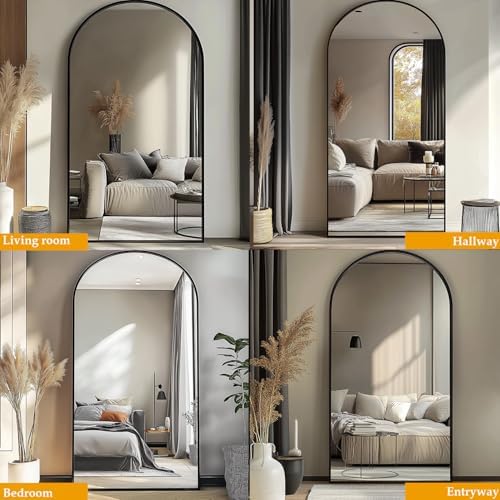 Dewfig Arched Full Length Mirror - Image 3