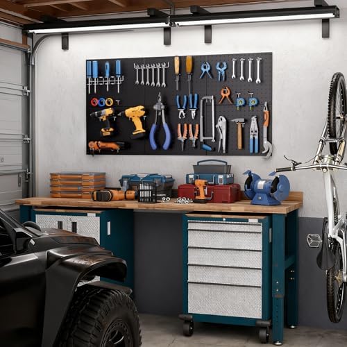 INCLY 90PCS Pegboard Wall Organizer Kit - Image 2