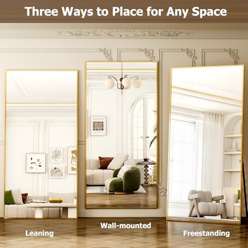GLSLAND 77" x 38" Large Full Length Mirror -Oversize Floor Mirrors - Image 5