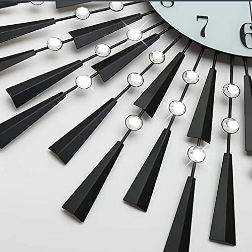 Large Wall Clock Decorative Wall Clocks 3D Non-Ticking Silent Quartz Clocks - Image 3