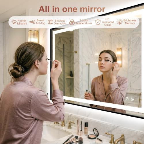 LED Bathroom Mirror with Lights - Image 2