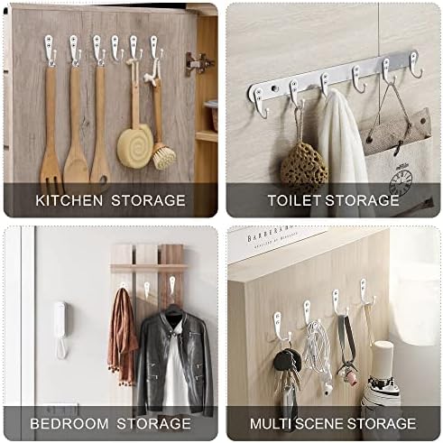 ZAYBOD 15 Pack White Hooks for Hanging - Image 3