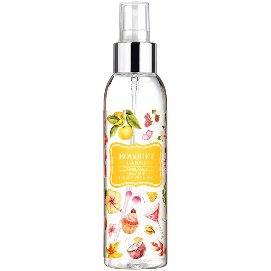 Bouquet Garni Hair & Body Mist Ylang Ylang Fragrance - Long-lasting Moisture & Fragrance, Mist for Women, Low Irritation (Containing Vitamin E, Citrus Acid) - 4.9 oz