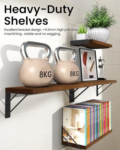 BAYKA Wall Mounted Floating Shelves - Image 6