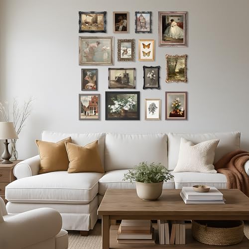 LANCHI95 15 Pcs Unframed Vintage Moody Art - Image 4
