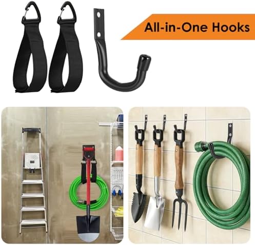 14" Garage Hooks Heavy Duty 4-Pack - Image 3