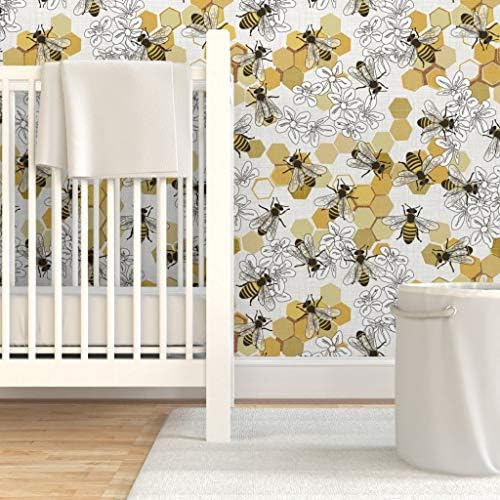 Spoonflower Endangered Species Peel and Stick Removable Wallpaper - Image 6