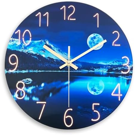 Large Glass 20 Inch Wall Clocks Battery Operated by Constantplanet%E6%97%97%E8%88%B0%E5%BA%97