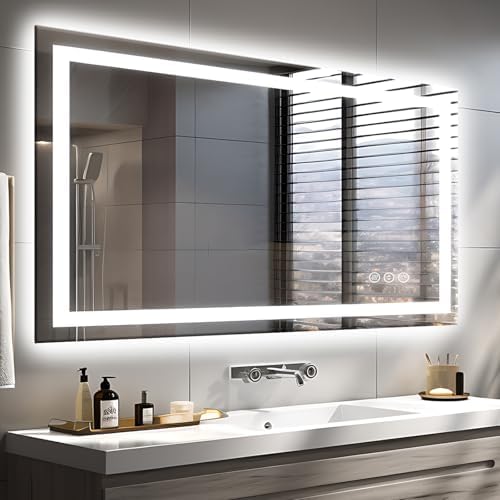 EchosLife 48"x32" LED Bathroom Mirrors by EchosLife