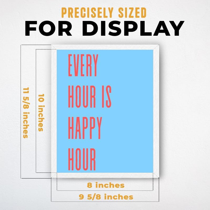 InkFlow Posters Every Hour Happy Hour Canvas Poster - Image 3