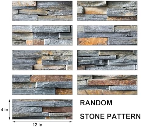 TUOKING 54-Pieces PVC Peel and Stick Backsplash Tiles - Image 2