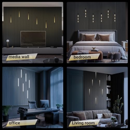 HAMRVL CCT Tunable 3000K-6500K Wall Panel Lights, 28 Mode, Slat Wall Lights - Image 6