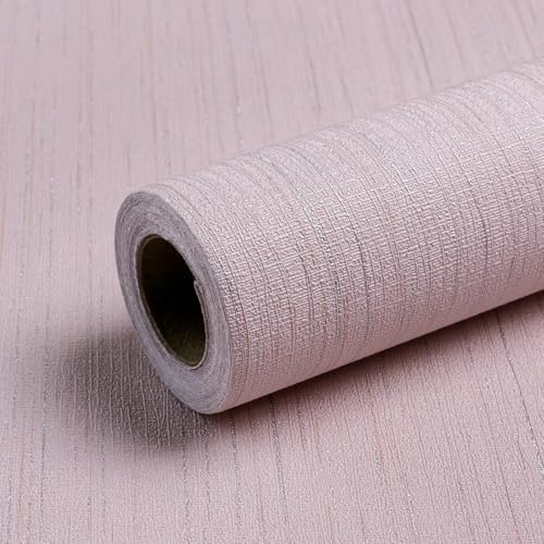 Pink Grasscloth Wallpaper Peel and Stick Wallpaper Texture Contact Paper by Qianglive