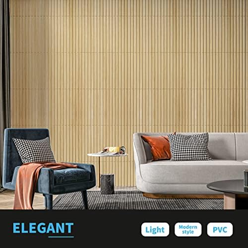 Art3d 3D Fluted Textured Slat Wall Panels, 19.7 x 19.7 in - Image 3