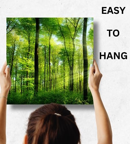 Forest Wall Art Decor, 3 Panel Canvas 48x16 - Image 6