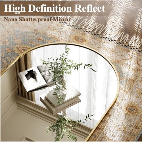 Arched Full Length Mirror 65"x24" Leaning Hanging - Image 2