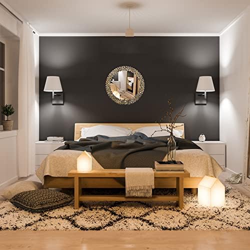 24" Decorative Mosaic Glass Wall Mirror - Image 6