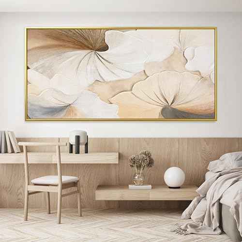Canvas Art Wall Decor Large Size Gold Framed Wall Art - Image 3