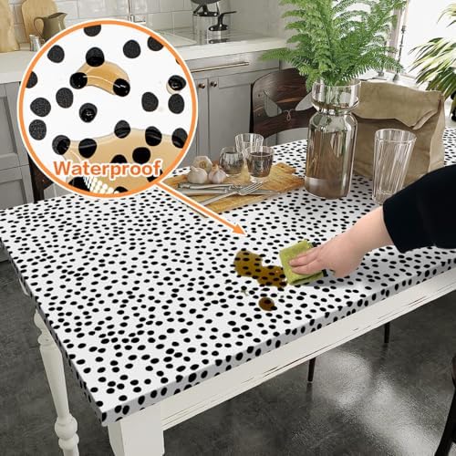 Jeweluck Peel and Stick Wallpaper Polka Dot Wallpaper 17.7” x236.2” - Image 4