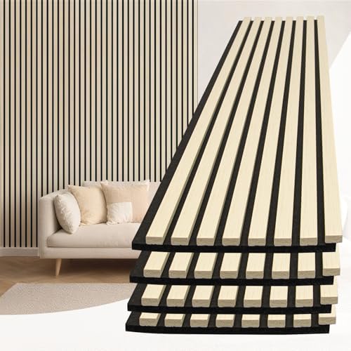 Art3d 94 x 12.6 in Acoustic Lightweight Slat Wall Panel by Art3d