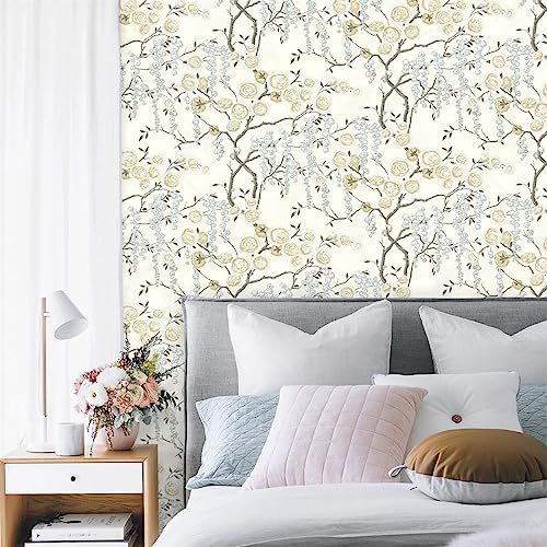 Orainege Peel and Stick Wallpaper Vintage Floral Contact Paper - Image 2